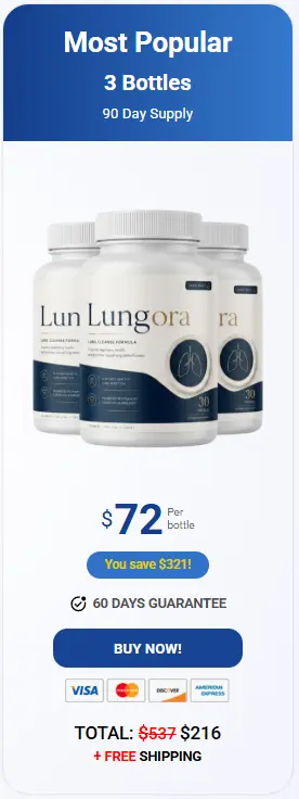 Lungora order 3 bottles
