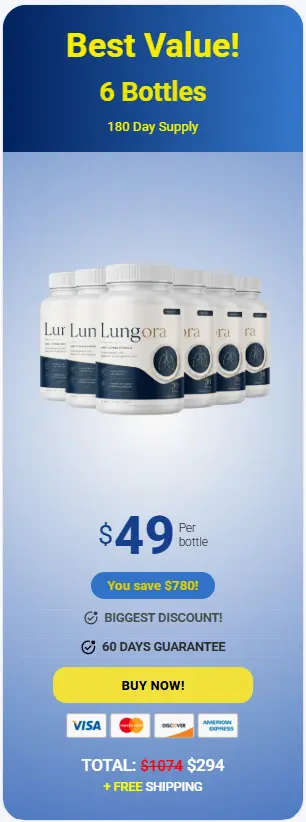 Lungora order 6 bottles
